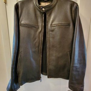 Cafe Racer Leather Jacket